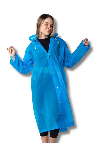 Coco Life Αδιάβροχο Eva Hooded - Unisex Standard Size Raincoat με κουμπωτά