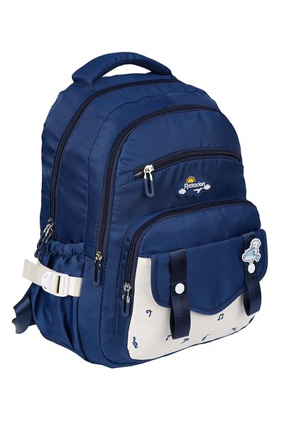 RKY SERENITY Rucsac de școală Relaxion cu 7 compartimente - Design cu accesorii și organizator