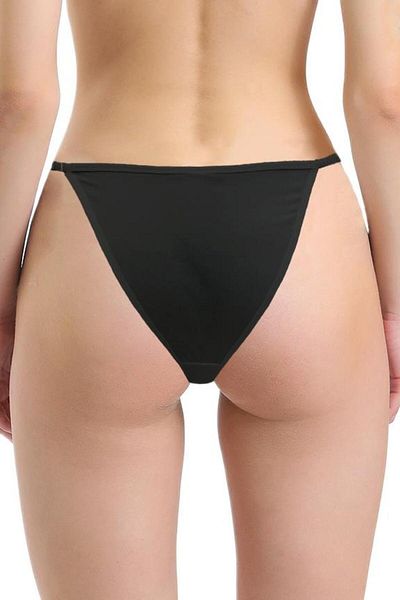 JENSCA Μαύρο Magic Form Lace Edge Elastic εσώρουχο 436