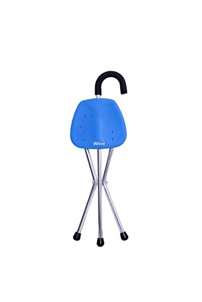 emek sağlık İTHAL GENİŞ MAVİ Ithal Oturaklı Baston- Sandalyeli Baston OTURAKL...