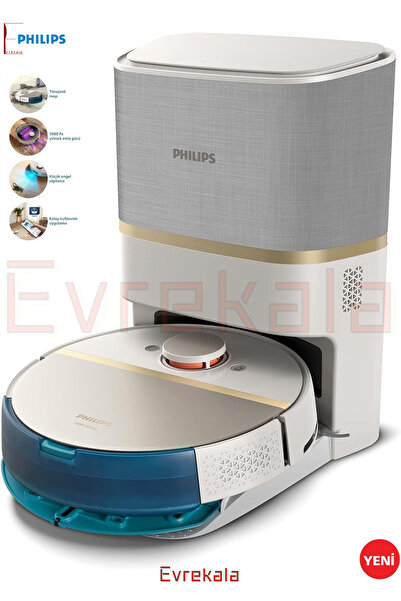 Philips Evrekala Robot Süpürge Philips Islak-Kuru Hazneli Robot -Yetkili Evre...