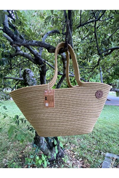 ModaCardin Пляжна сумка та сумка через плече - сумка ручної роботи з джутового плетіння