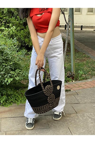 ModaCardin Пляжна сумка та сумка через плече - сумка ручної роботи з джутового плетіння