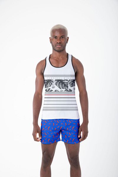 C&City Ανδρικό T-Shirt Athlete Printed - Zero Sleeve M-0392
