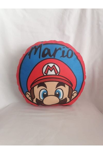 owl bag Super mario Patterned Design Pillow