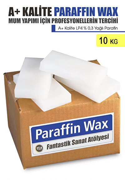 FANTASTİK SANAT ATÖLYESİ A+ Kalite LP4 % 0,3 Yağlı Paraffin Wax (Mum Yapım Ma...