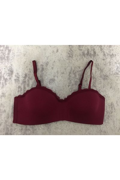 Venüs Non-Supported Wire-Filled Strapless Lotus Bra Panty Set