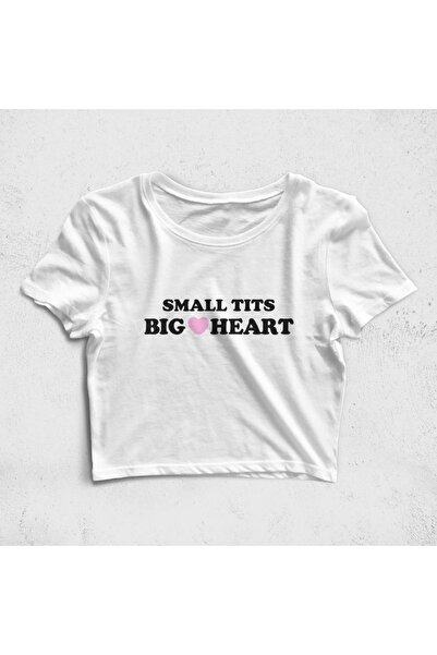 Built By Crazy تي شيرت كروبتوب صغير ولكن كبير القلب