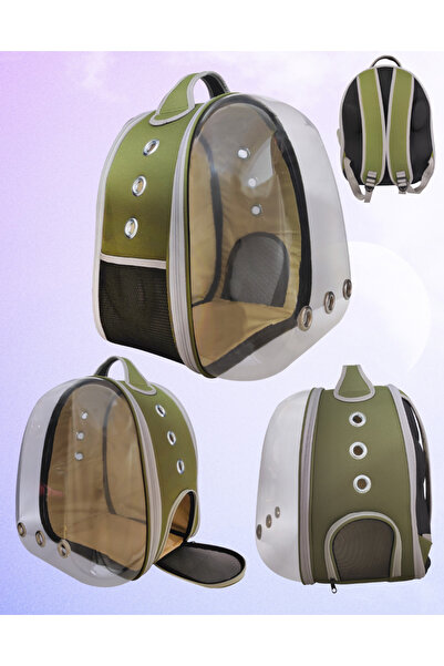 LAVİSTA Lavista Sırt Taşıma Çantası Şeffaf Astronot Haki