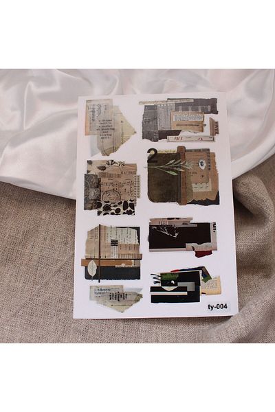 baddin aksesuar A5 Size Transparent Bullet Journal - With Two Sheet Labels