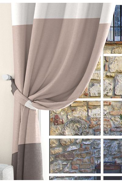 Ardizayn Mink, Digital Printed, Velvet Fabric, Living Room, Bedroom Single Wing Background Curtain