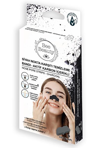 Bee Beauty Siyah Nokta Temizleme Bandı 6'lı