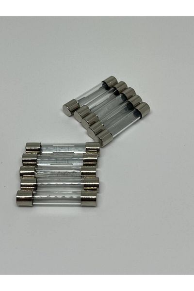 Üstün 10 Pieces 30 Ampere 30mm Large Size Glass Fuse 30A