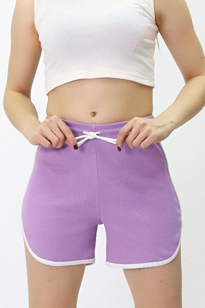 Get Crazy Pamuklu Çizgili Şort