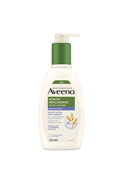AVEENO NORMAL VE KURU CİLTLER İÇİN YATIŞTIRICI RAHATLATICI NEMLENDİRİCİ VÜCUT LOSYONU / Lavanta