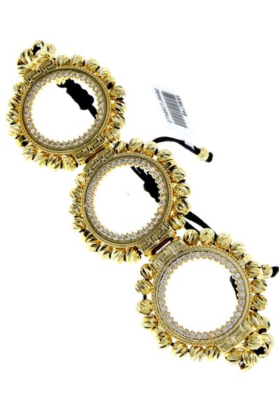 ŞENALTIN Üç Çeyrekli Taşlı Yuvarlak Tokalı Makrome Zor Zaman Bilekliği