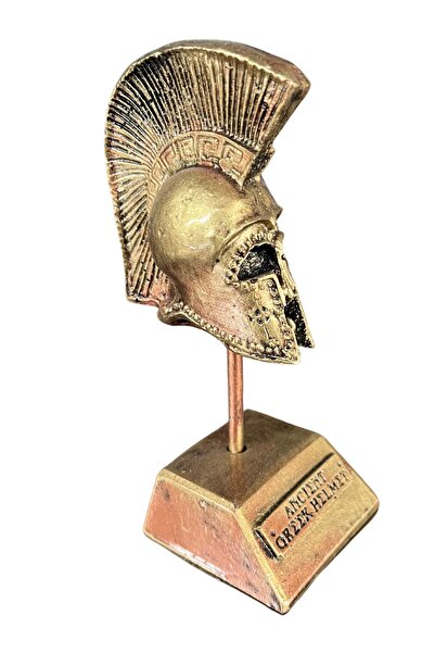 ArtemisDükkan Miğfer Antik Yunan Sparta Aşil Savaş Başlığı Biblosu 15 cm