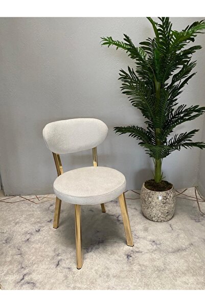 Solay Home Gold kaplamalı metal sandalye