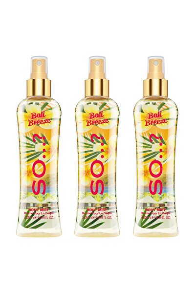 So Fragrance So...? Yaz Esintisi Bali Breeze Vücut Spreyi 200 ML (3'lü Set)