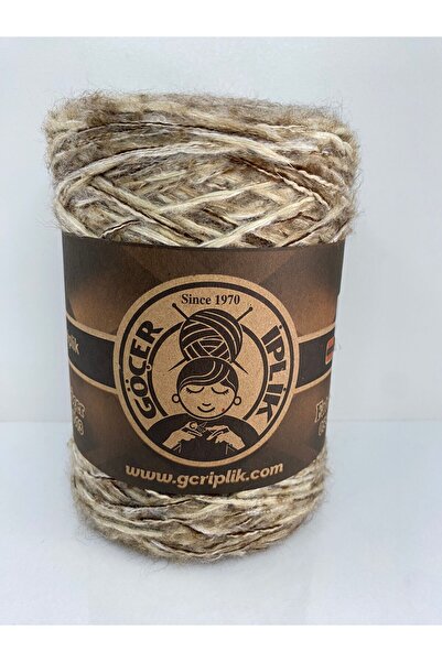 göçer 300 г Вовняний акрил Відкритий візон Кавовий крем Візуально чіткий