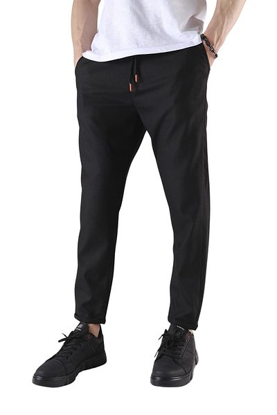 BayBayan Ανδρικό παντελόνι Slim Fit - Άνετη εφαρμογή, ελαστικό ύφασμα, ελαστική μέση