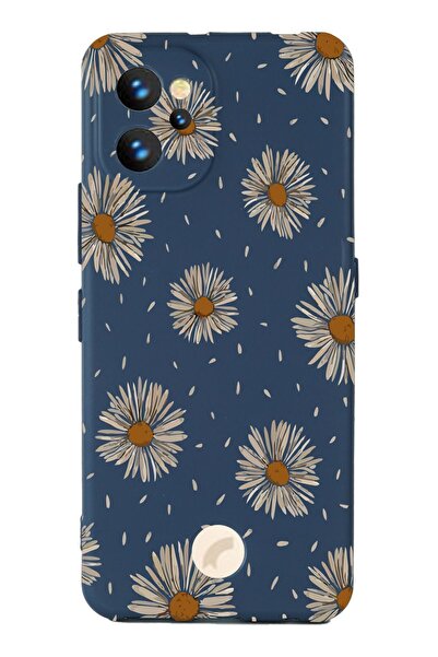 Reeder S19 Max Pro Kamera Korumalı ve Tasarımlı Lacivert Renk Silikon Kılıf