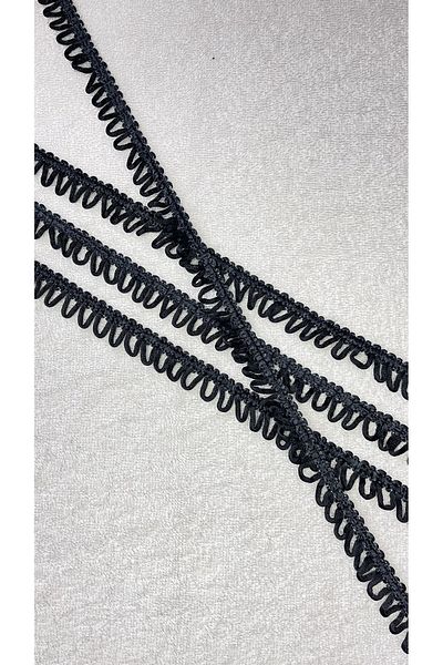 Ozpas Black Strip - Thick Knitting, 1.5cm Width 5m