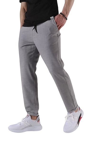 BayBayan Ανδρικό παντελόνι Slim Fit - Άνετη εφαρμογή, ελαστικό ύφασμα, ελαστική μέση