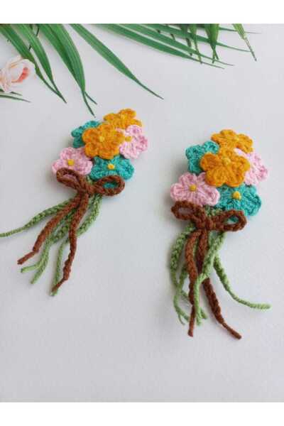 Kadın Girişimciler Atölyesi Χειροποίητο μπουκέτο λουλουδιών με οργανική πόρπη...