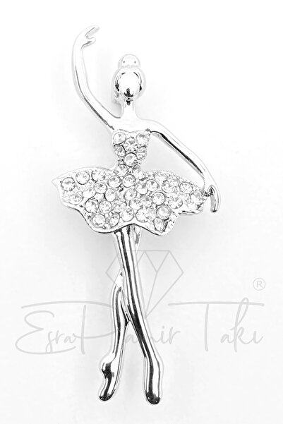 Esra Pamir Taşlı Balerin Broş