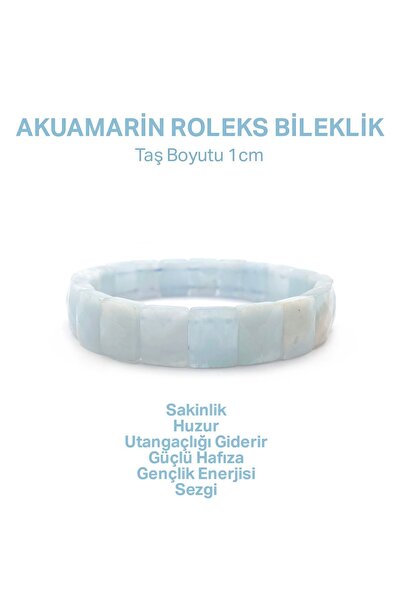 OSMANLI DEĞERLİ TAŞ Hakiki Orijinal Sertifikalı Akuamarin Geniş Kare Kesim Mi...