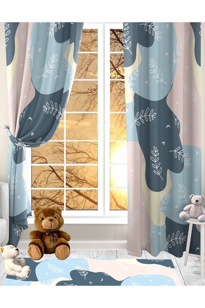 Ardizayn Vopsea de apă, țesătură de catifea, imprimare digitală, perdea de fundal pentru copii cu aripi duble