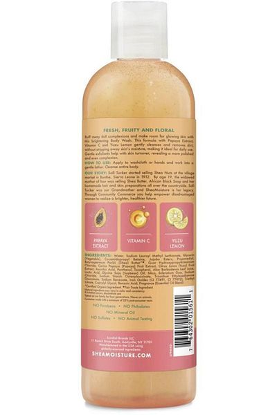 Shea Moisture Papaya & Vitamin C Revitalizing and Brightening Body Shampoo 384ml