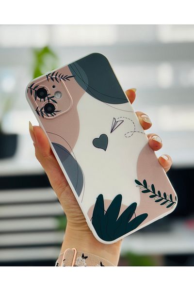 Go Aksesuar حافظة ملونة من Velvet Secret Garden متوافقة مع هاتف Iphone 11 (12 زاوية عرض)
