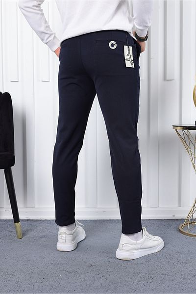 BayBayan Quality Men's Casual Fabric Trousers - Straight Cut