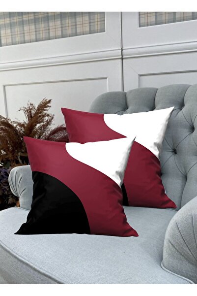 Ardizayn Mekana - roza, Somot tkanina, 2-dijelni Navlaka za jastuk - Dvostran...