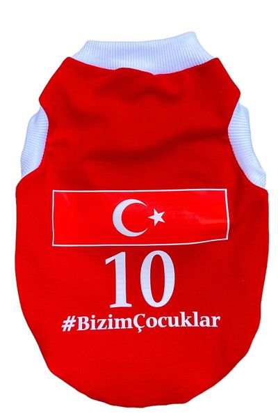 PetiliDünya Türkiye Cat Undershirt - Sports Dog Undershirt