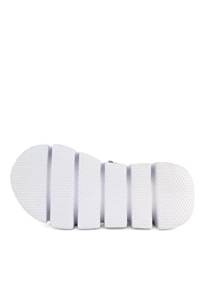 Cici Bebe Ayakkabı Silver Colored Genuine Leather Girls' Sandals