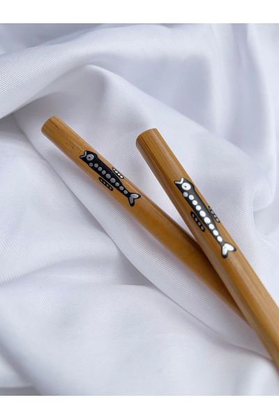 Tam Seramik Japanese Bamboo Long Fish Chopstick - 1 Pair Set