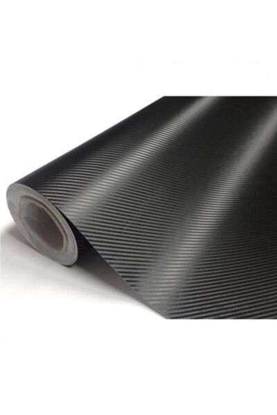 AUTOFOLYO 3d Siyah Karbon Fiber Folyo 63 Cm X 1 Metre Kaplama Folyosu
