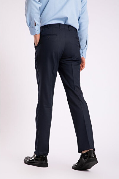 BayBayan Чоловічі брюки Slim Fit до щиколотки, прямий крій, тканина