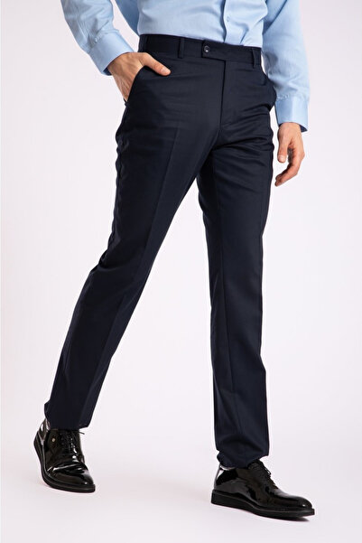 BayBayan Чоловічі брюки Slim Fit до щиколотки, прямий крій, тканина