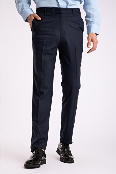 BayBayan Чоловічі брюки Slim Fit до щиколотки, прямий крій, тканина