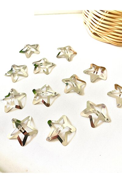 Toka Delisi Favorite Silver Color 12 Pieces Star Snap Buckle, Children Teen G...