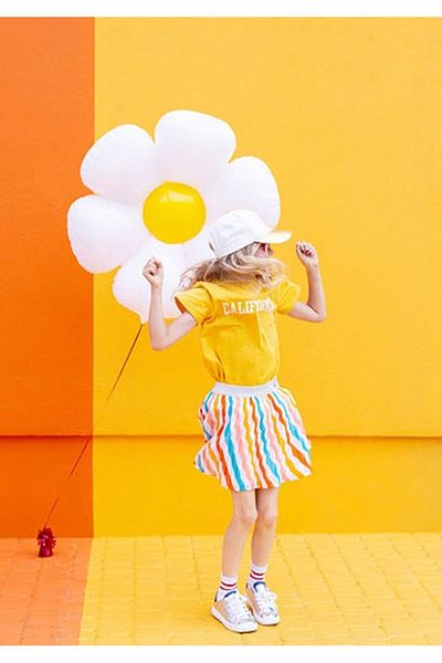 Deniz Party Store 71x71 cm Daisy Shaped Foil Balloon - 1 Piece
