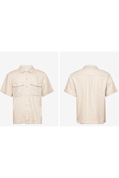 Only & Sons ONSKARI SS SHIRT VISC LIN 0075 Keten T-shirt