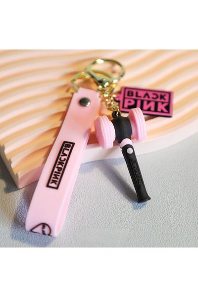 Kpop Dünyasi Blackpink " Lightstick " Keychain / Bag Ornament
