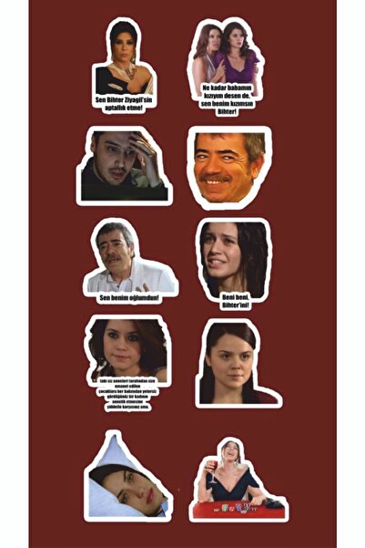 Limitless Design Aşkı Memnu Laptop Tablet Telefon Sticker Seti