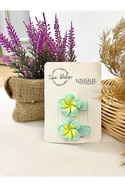 Toka Delisi مشبك تثبيت على شكل زهرة اللوتس ألوها بألوان ناعمة وبسيطة للأطفال