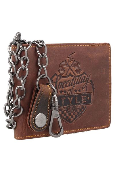 Greenburry Racing Collection Dallas wallet RFID leather 12.5 cm